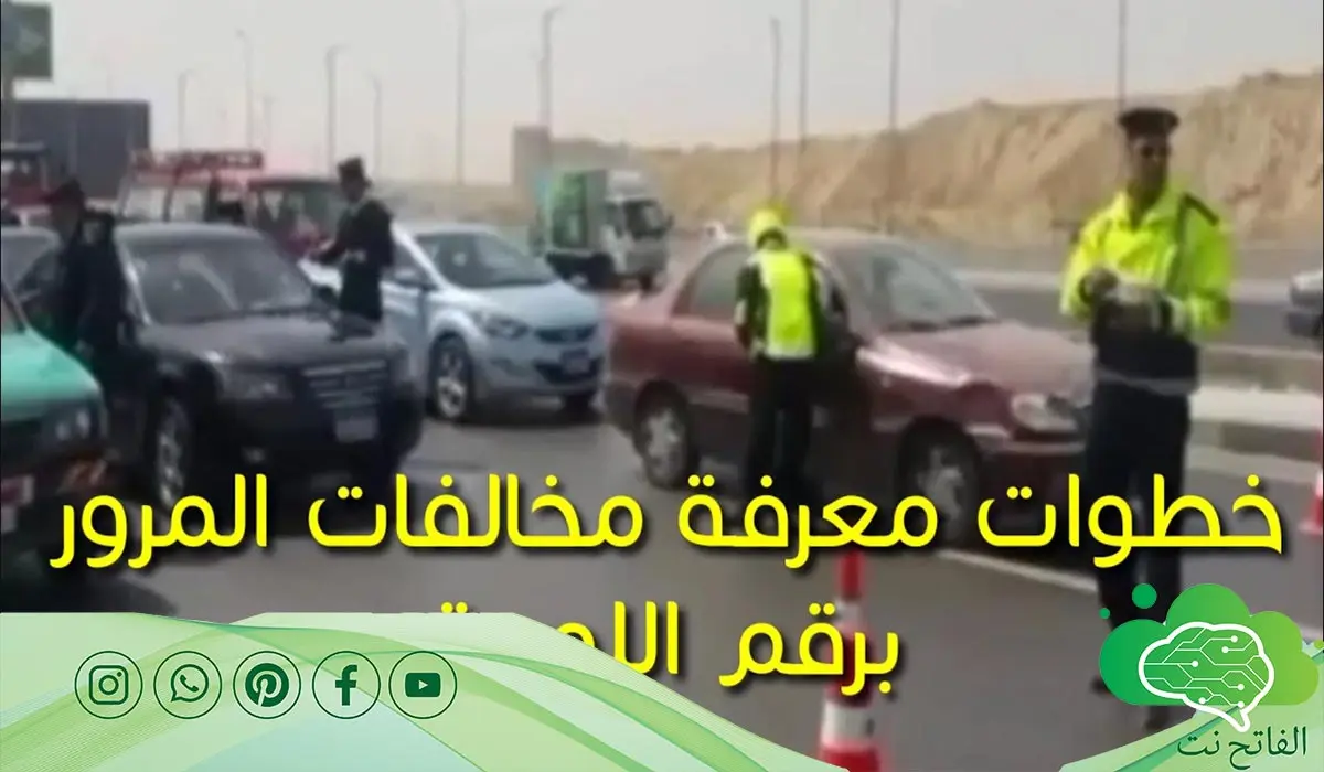 استعلام مخالفات المرور مصر برقم السيارة