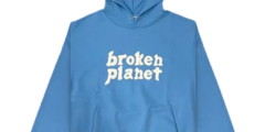 Broken Planets Hoodies Blu